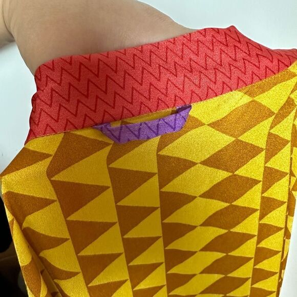 Kimono Robe Woman’s Size M African Design - Picture 4 of 4